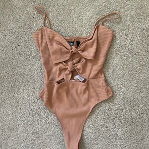 Reformation Tie Front Bodysuit